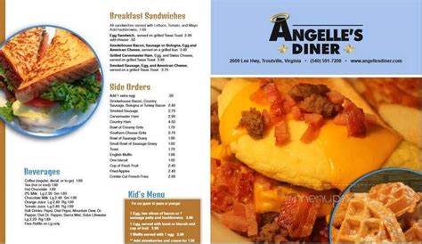 angelle's menu